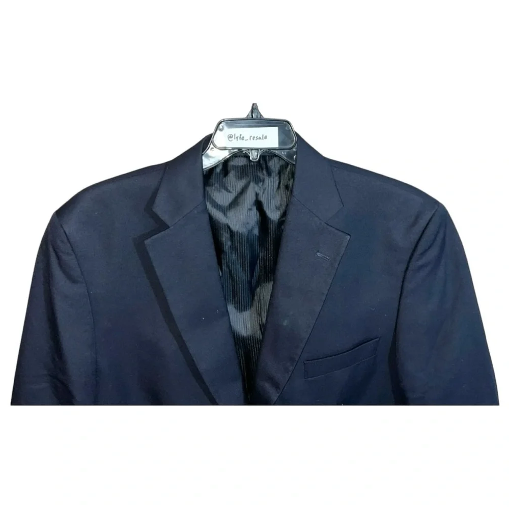 Haggar Sport Coat Blazer Men’s Size 44 Regular Blue 2 Button